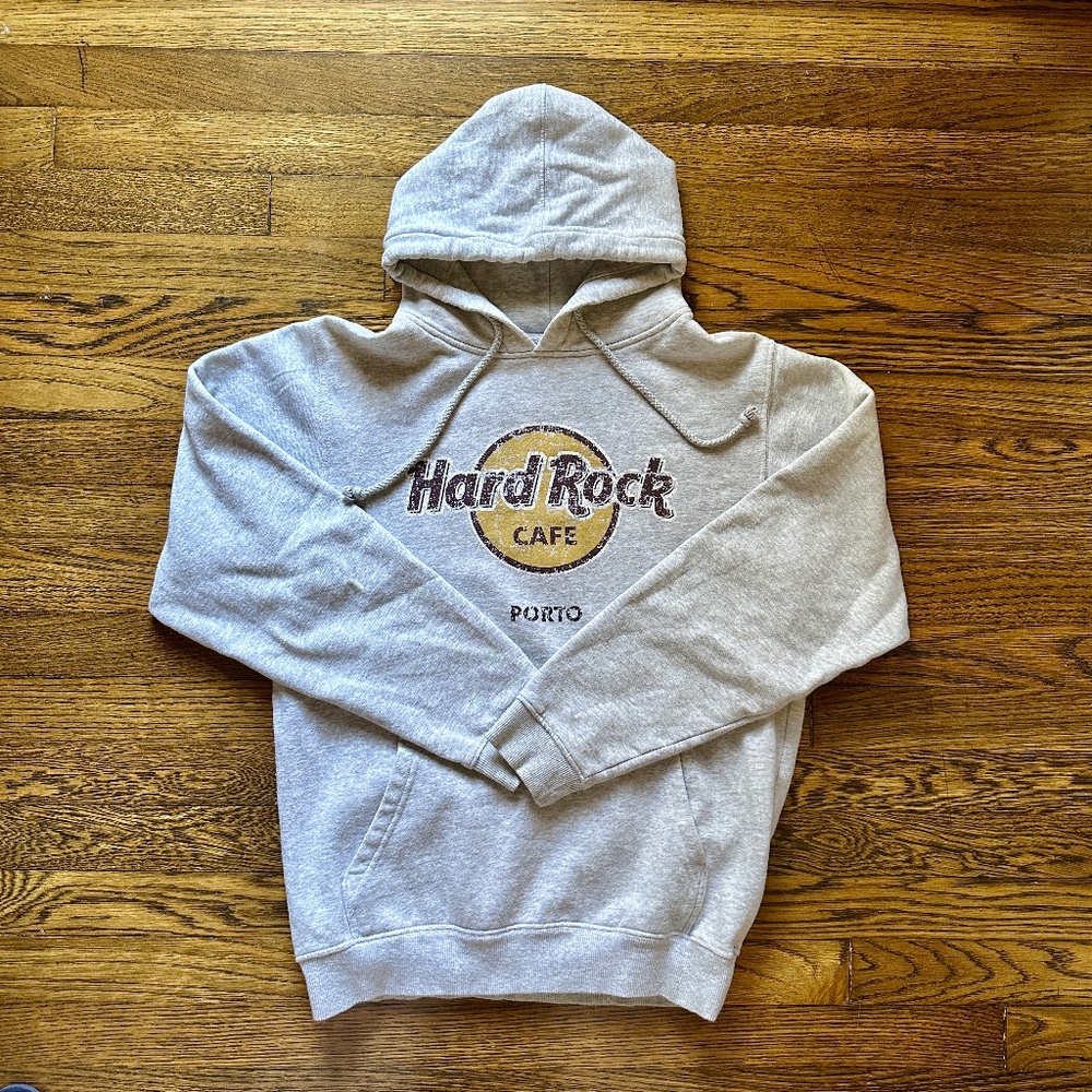 HARD ROCK CAFE | PORTO Classic Logo Hoodie In Gray
